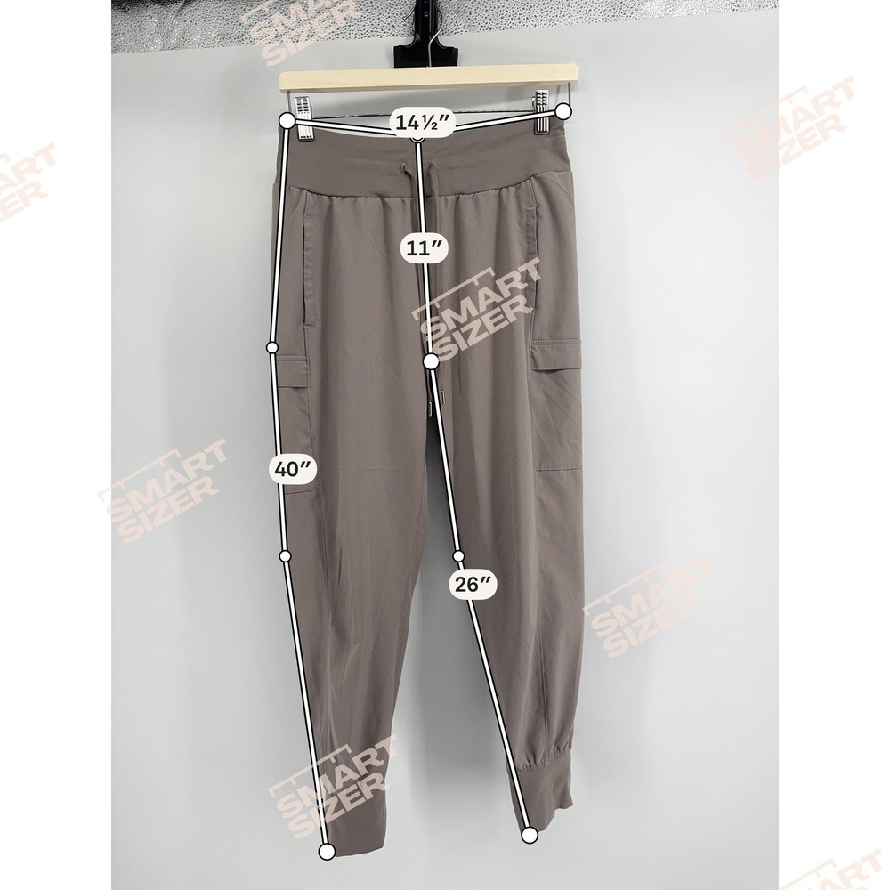 CALIA Jogger Pants Womens Small Gray Relaxed Fit Drawstring Ankle Cuff Pockets - Picture 2 of 7